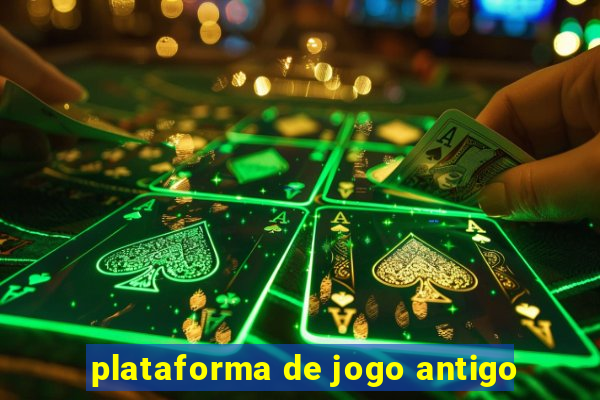 plataforma de jogo antigo